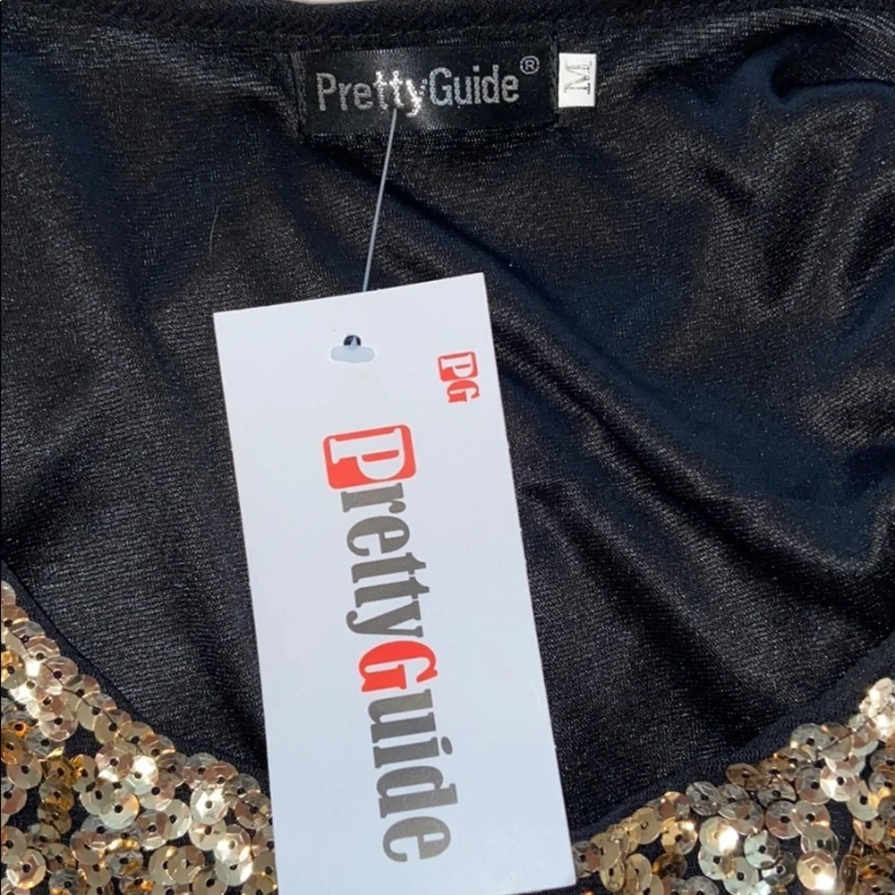 Tunic Dress Shirt NWT Sequin Evening Cocktail stretchy fabric PARTY